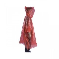 Lietus mētelis AceCamp Emergency Rain Poncho, sarkans cena un informācija | Ūdensizturīgas somas, maisi, lietusmēteļi | 220.lv