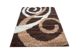 Paklājs Shaggy Long 03 Brown, 120x170 cm цена и информация | Коврики | 220.lv