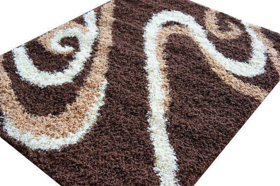 Paklājs Shaggy Long 05 Brown, 80x150 cm cena un informācija | Paklāji | 220.lv