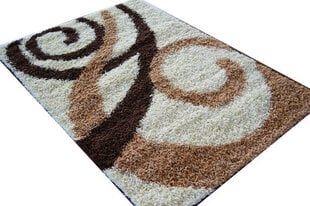 Paklājs Shaggy Long 03 Sand, 80x150 cm cena un informācija | Paklāji | 220.lv