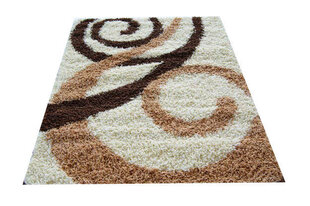 Paklājs Shaggy Long 03 Sand, 120x170 cm cena un informācija | Paklāji | 220.lv