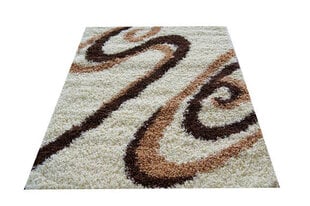 Paklājs Shaggy Long 05 Sand, 120x170 cm cena un informācija | Paklāji | 220.lv