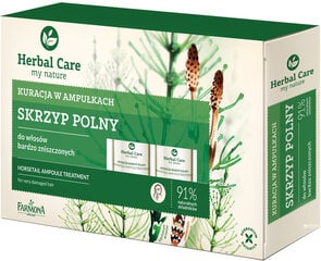 Matu nostiprinošais serums ar mārrutkiem un alvejas ekstraktu Farmona Herbal Care 5x5 ml цена и информация | Средства для укрепления волос | 220.lv