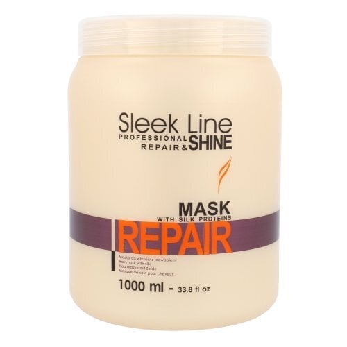 Matu maska ar zīda ekstraktu Stapiz Sleek Line Repair, 1000 ml cena un informācija | Kosmētika matu stiprināšanai | 220.lv