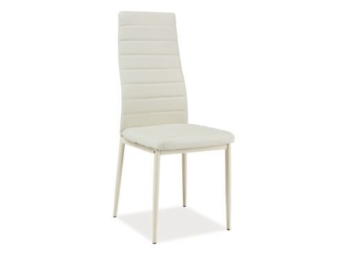 4 krēslu komplekts H261 Bis Alu, krēmkrāsa cena un informācija | Virtuves un ēdamistabas krēsli | 220.lv