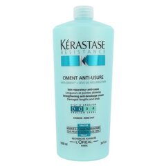 Matu kondicionieris bojātiem matiem Kerastase Resistance Ciment 1000 ml цена и информация | Бальзамы, кондиционеры | 220.lv