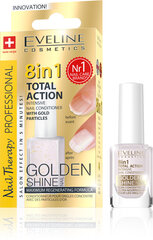 Интенсивный бальзам для ногтей с золотыми частицами Nail Therapy Professionnal Golden Shine 8IN1 12 мл цена и информация | Лаки для ногтей, укрепители | 220.lv