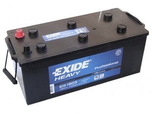 Аккумулятор Exide Heavy EG1803 180Ah 1000A цена и информация | Аккумуляторы | 220.lv