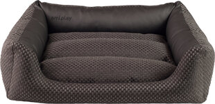 Amiplay кроватка Sofa ZipClean 4 в 1 Morgan, L, черный​ цена и информация | Лежаки, домики | 220.lv