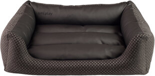 Amiplay кроватка Sofa ZipClean 4 в 1 Morgan, XL, черный​ цена и информация | Лежаки, домики | 220.lv