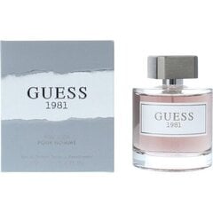 Tualetes ūdens Guess Guess 1981 For Men - EDT 100 ml cena un informācija | Vīriešu smaržas | 220.lv