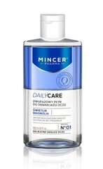 Двухфазное средство для удаления косметики глаз Mincer Pharma Daily Care Nr.01 150 мл цена и информация | Средства для очищения лица | 220.lv