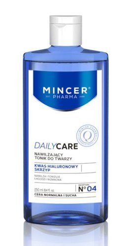 Mitrinošs sejas toniks Mincer Pharma Daily Care Nr.04 250 ml cena un informācija | Sejas ādas kopšana | 220.lv