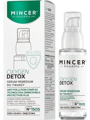 Защитная сыворотка для лица Mincer Pharma Oxygen Detox Nr.1505 30 мл цена и информация | Сыворотки для лица, масла | 220.lv