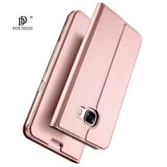Dux Ducis Premium Magnet Case Atverams maks telefonam Huawei Y3 (2017), rozā cena un informācija | Telefonu vāciņi, maciņi | 220.lv