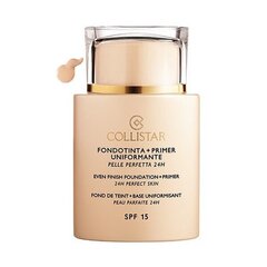 Collistar Evening Foundation + Primer SPF15 kosmētikas produkts 35 ml, 1 Ivory cena un informācija | Grima bāzes, tonālie krēmi, pūderi | 220.lv