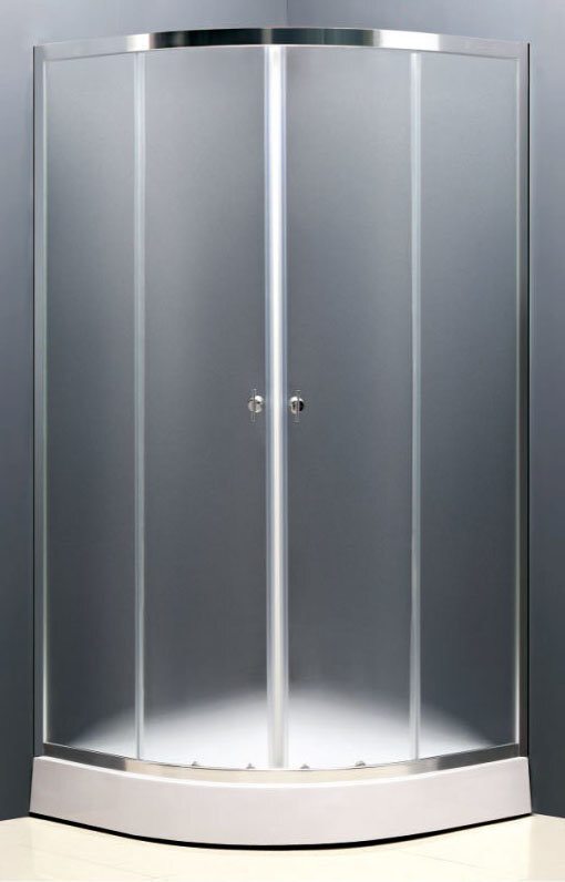 Dušas kabīne S802A 70x70, matēts stikls cena un informācija | Dušas kabīnes | 220.lv