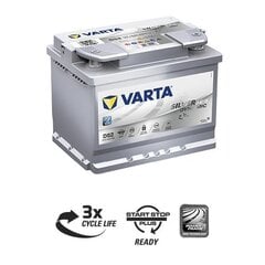 Аккумулятор Varta D52 60Ah 680A Start-Stop Plus AGM цена и информация | Аккумуляторы | 220.lv