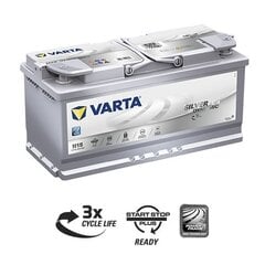 Akumulātors Varta Silver Dynamic AGM H15 105AH 950A цена и информация | Аккумуляторы | 220.lv