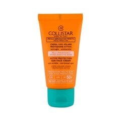 Aizsargājošs sejas krēms pret saules apdegumiem Collistar Speciale Abbronzatura Perfetta SPF 50+, 50 ml цена и информация | Кремы от загара | 220.lv