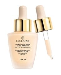 Жидкая основа Collistar Second Skin Effect SPF15 30 мл, 1 аворио цена и информация | Пудры, базы под макияж | 220.lv