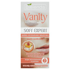 Depilācijas komplekts sejai Bielenda Vanity Professional Soft Expert​, 25 ml цена и информация | Средства для депиляции | 220.lv