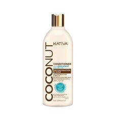 Кондиционер для волос с кокосовым маслом Kativa Coconut, 500 мл цена и информация | Бальзамы, кондиционеры | 220.lv