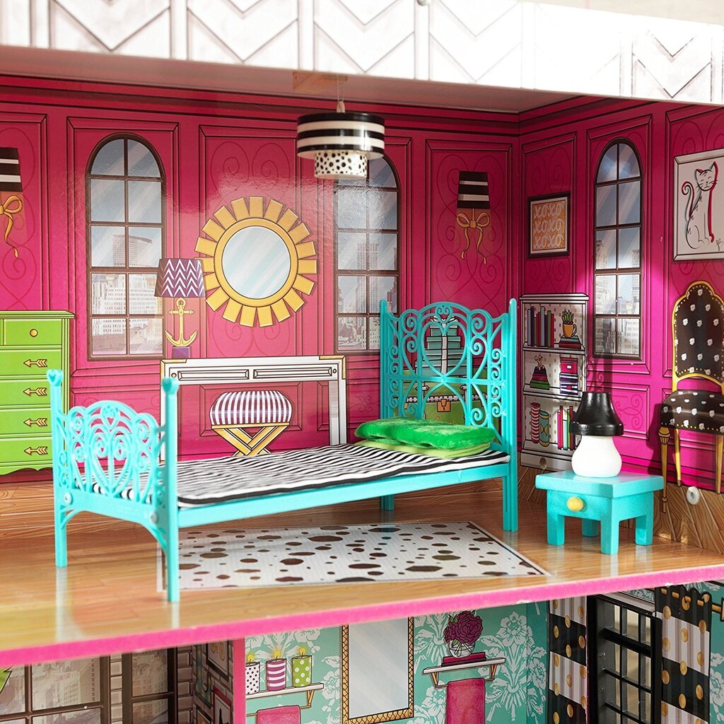 KidKraft Brooklyn's Loft Doll House 65922 cena un informācija | Rotaļlietas meitenēm | 220.lv