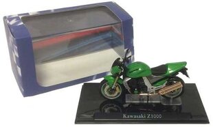 Kolekcionējams motocikla modelis ar paliktni Kawasaki Z1000 cena un informācija | Kolekcionējamie modeļi | 220.lv