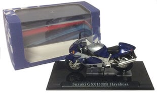 Kolekcionējams motocikla modelis ar paliktni Suzuki Hayabusa cena un informācija | Kolekcionējamie modeļi | 220.lv