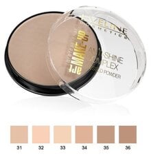 Sejas pūderis Eveline Art Make-Up Anti-Shine Complex 14 g, 31 Transparent, 31 Transparent cena un informācija | Grima bāzes, tonālie krēmi, pūderi | 220.lv