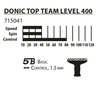 Rakete galda tenisam Donic Top Team 400 cena un informācija | Galda tenisa raketes, somas un komplekti | 220.lv