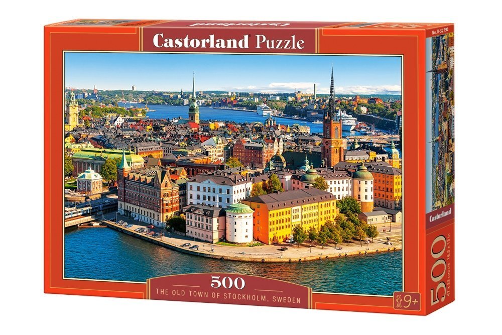Puzle Puzzle Castorland The Old Town of Stockholm, Sweden, 500 det. cena un informācija | Puzles, 3D puzles | 220.lv