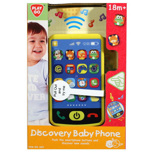 Viedtālrunis bērniem Discovery Playgo Infan&Toddler, 2671 цена и информация | Rotaļlietas zīdaiņiem | 220.lv