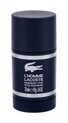 Dezodorants-zīmulis Lacoste L´Homme Lacoste vīriešiem 75 ml cena un informācija | Parfimēta vīriešu kosmētika | 220.lv