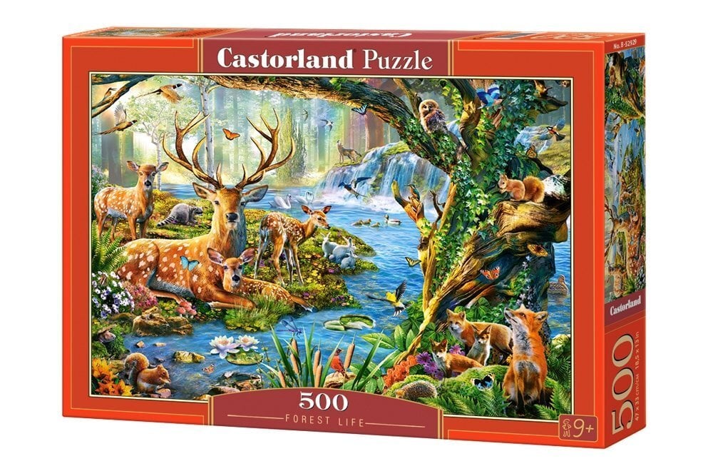 Puzle Puzzle Castorland Forest Life, 500 det. цена и информация | Puzles, 3D puzles | 220.lv