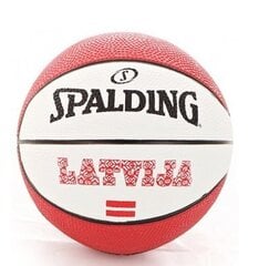 Basketbola bumba Spalding Latvija, 7 izmērs cena un informācija | Spalding Basketbols | 220.lv