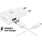 Samsung EP-TA20EWE Quick Charge Universal USB / 15W / 2A Charger + ECB-DU4EWE Micro USB Cable White (OEM) cena un informācija | Lādētāji un adapteri | 220.lv
