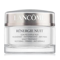 Омолаживающий ночной крем для лица Lancome Renergie Nuit 50 мл цена и информация | Наносите на чистую кожу лица. Подержите около 10-15 минут и смойте водой. | 220.lv