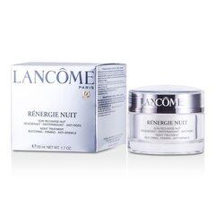 Омолаживающий ночной крем для лица Lancome Renergie Nuit 50 мл цена и информация | Наносите на чистую кожу лица. Подержите около 10-15 минут и смойте водой. | 220.lv