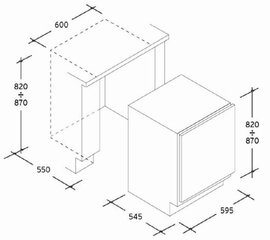 Candy Refrigerator CRU 160 NE цена и информация | Холодильники | 220.lv