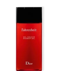 Гель для душа Christian Dior Fahrenheit, 200 мл цена и информация | Мужская парфюмированная косметика | 220.lv