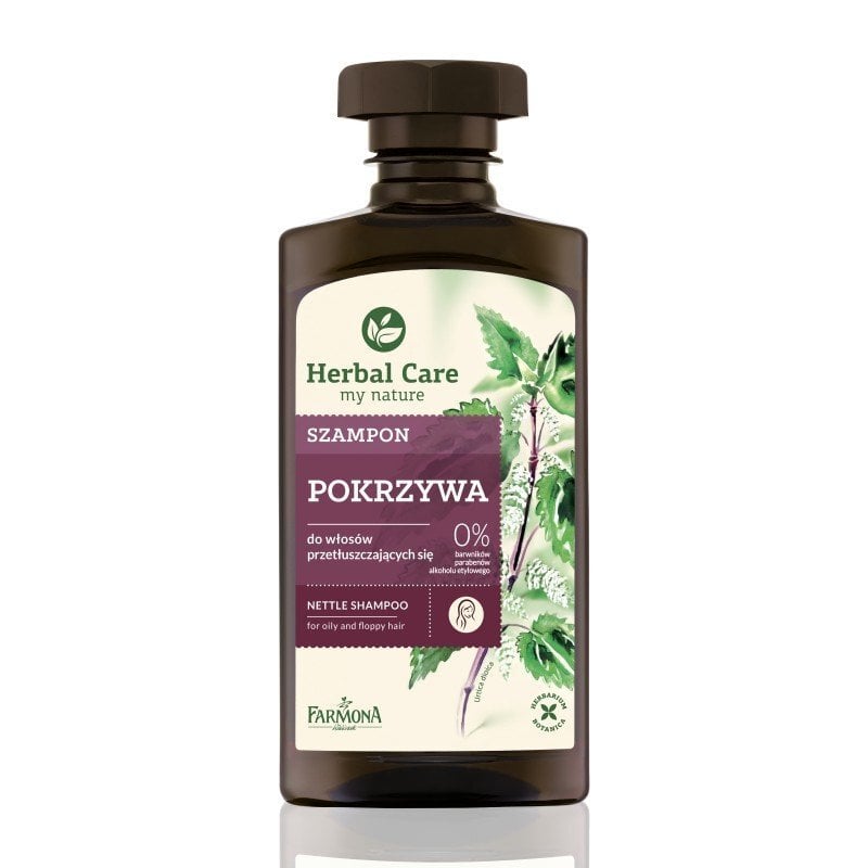 Šampūns taukainiem matiem Farmona Herbal Care 330 ml cena un informācija | Šampūni | 220.lv