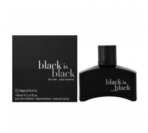 Nuparfums Black is Black EDT vīriešiem 100 ml цена и информация | Vīriešu smaržas | 220.lv