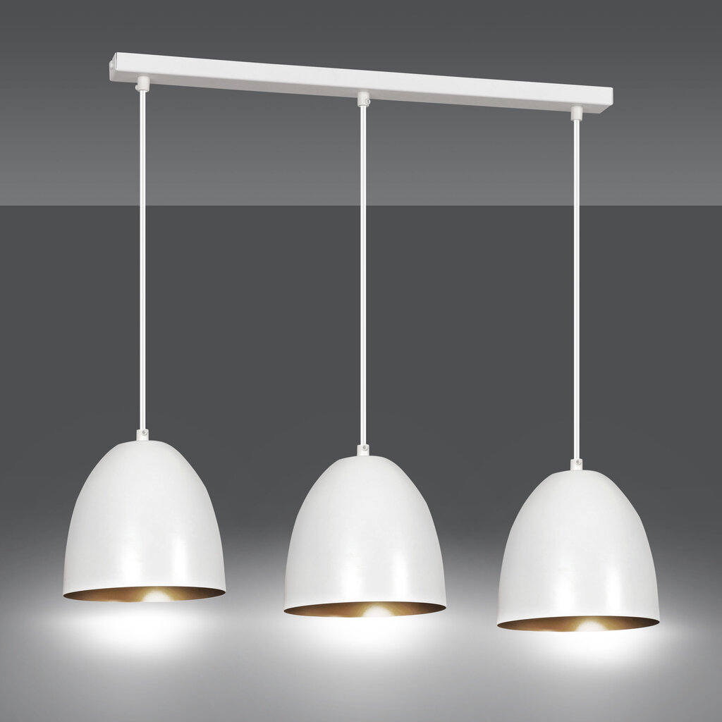 Lampa Emibig LENOX 3 WHITE cena un informācija | Lustras | 220.lv