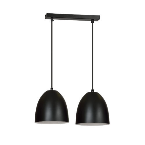 Lampa Emibig LENOX 2 Black - White cena un informācija | Lustras | 220.lv