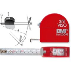 Mērlente BMI 405 VISO (3 m) cena un informācija | Rokas instrumenti | 220.lv