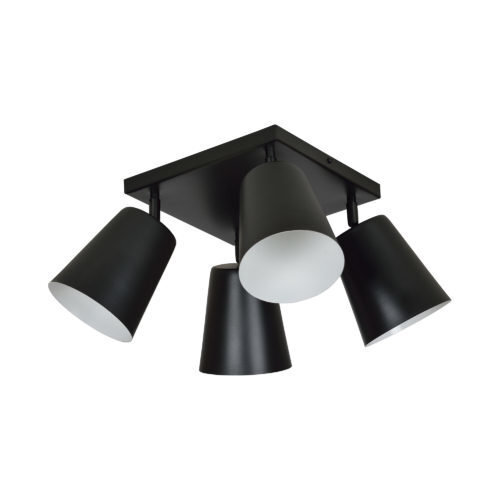 Griestu lampa Emibig PRISM 4 BLACK цена и информация | Griestu lampas | 220.lv