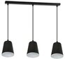 Lampa Emibig MILAGRO 3 BLACK-WHITE cena un informācija | Lustras | 220.lv