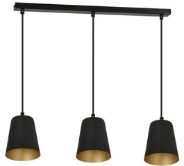 Lampa Emibig MILAGRO 3 BLACK-GOLD cena un informācija | Lustras | 220.lv